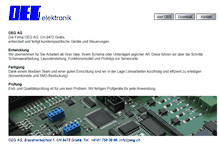 Tablet Screenshot of oeg.ch