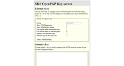 Desktop Screenshot of keyserver.oeg.com.au