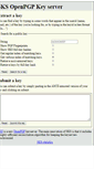 Mobile Screenshot of keyserver.oeg.com.au
